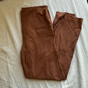 Lululemon chocolate brown leggings size 10